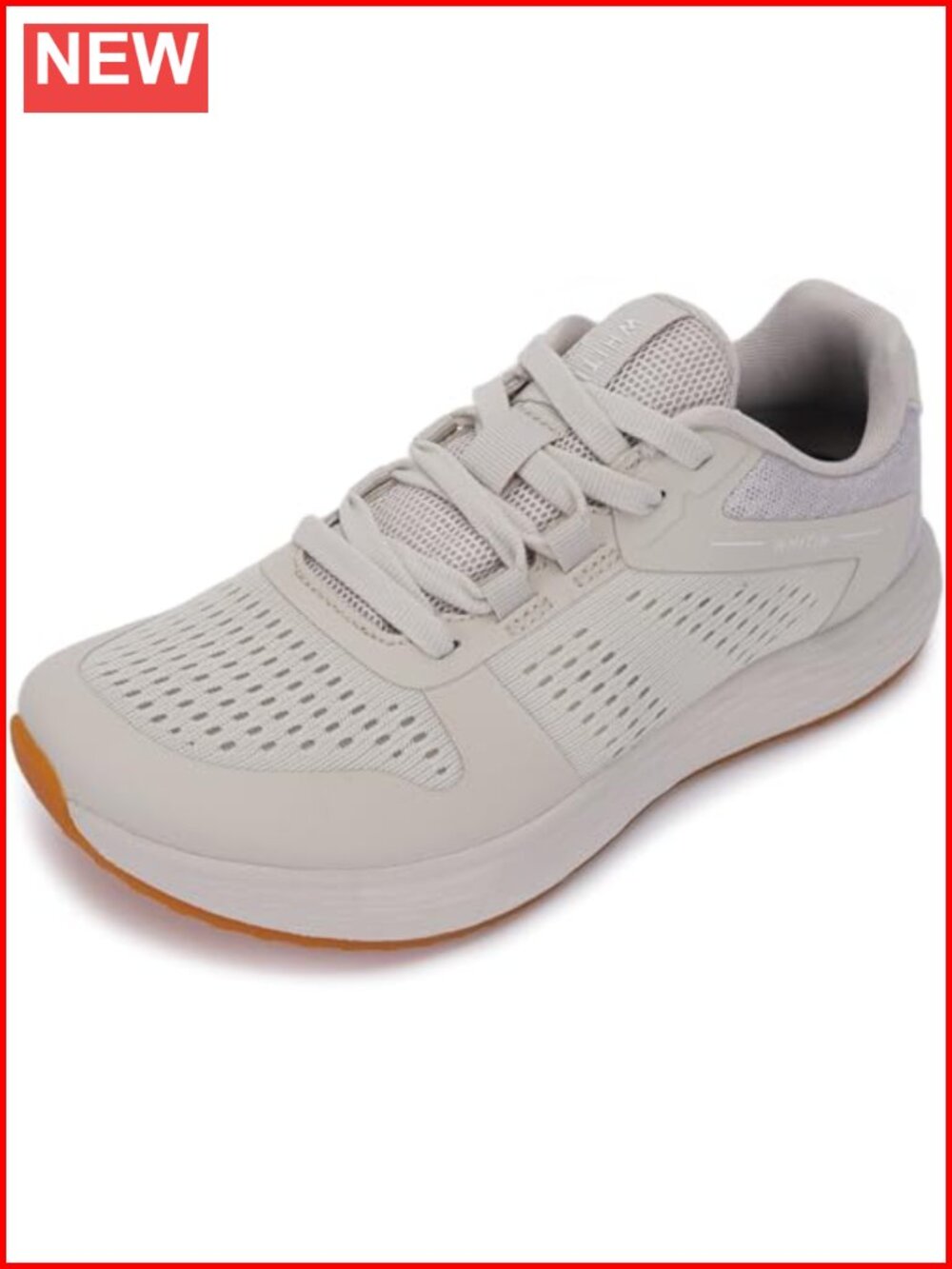 Wide Toe Box Running Shoes, Zero Drop Sole, Mesh Upper, EVA Midsole, Rubber